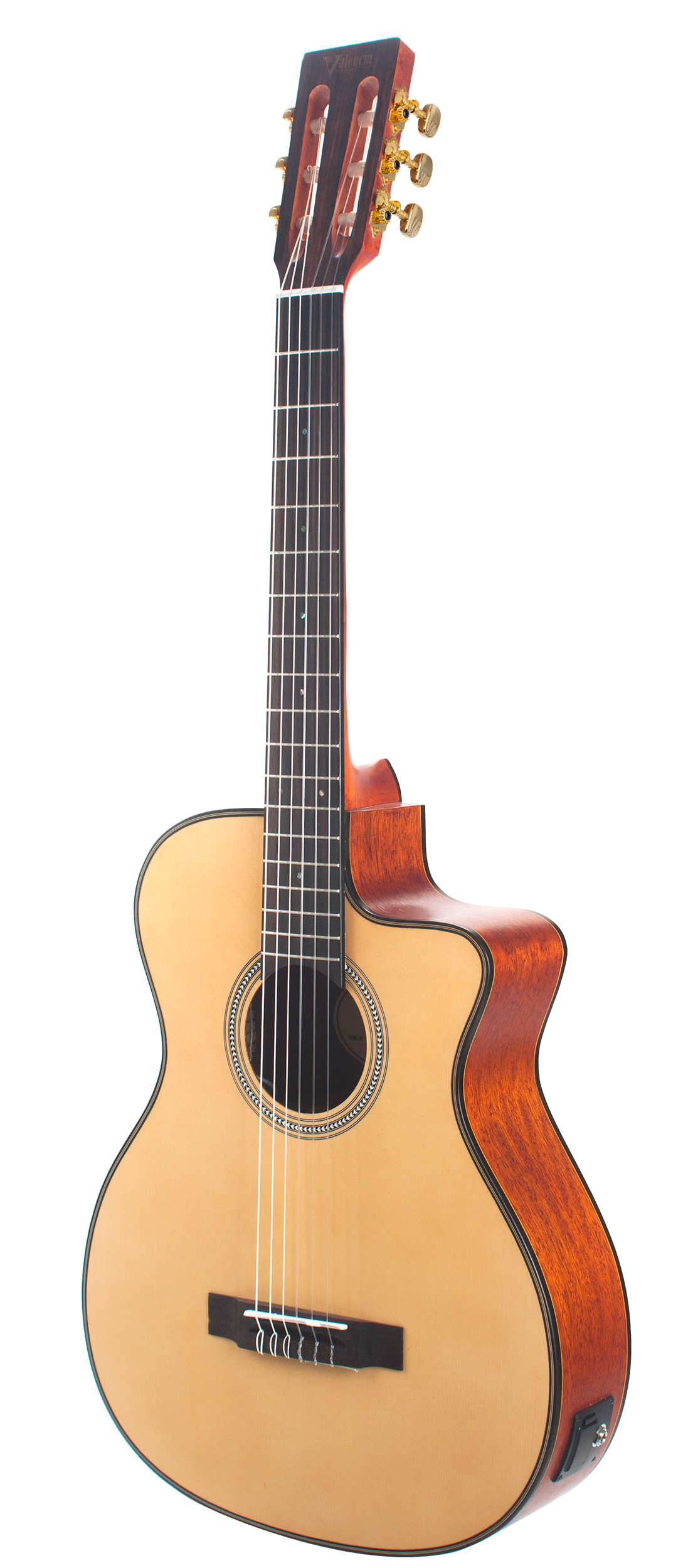 Valencia | VA434CE | Nylon Acoustic Guitar - Cutaway, Electric Acoustic | Full Size | Natural Valencia | VA434CE | Nylon Acoustic Guitar - Cutaway, Electric Acoustic | Full Size | Natural